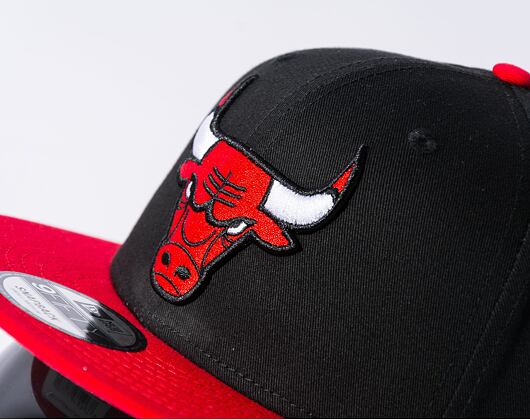 New Era 9FIFTY NBA Team Patch Chicago Bulls Black Cap