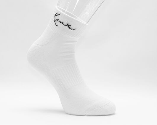 Ponožky Karl Kani Signature Ankle Socks 3-Pack white