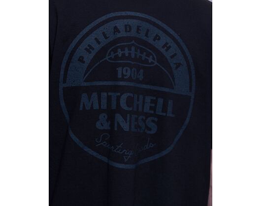 Triko Mitchell & Ness M&N HEAVYWEIGHT CIRCLE TEE Branded Black