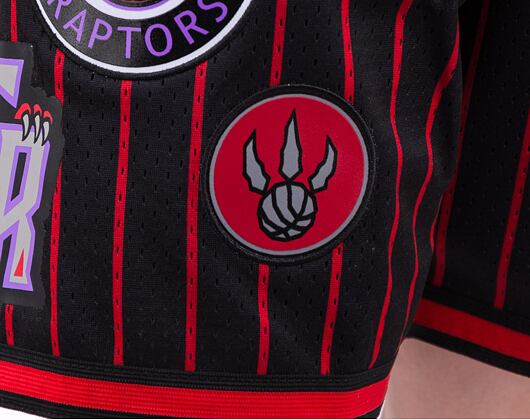 Kraťasy Mitchell & Ness NBA M&N CITY COLLECTION MESH SHORT RAPTORS Black / Red