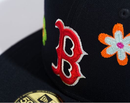 Kšiltovka New Era 59FIFTY MLB Floral Boston Red Sox Navy