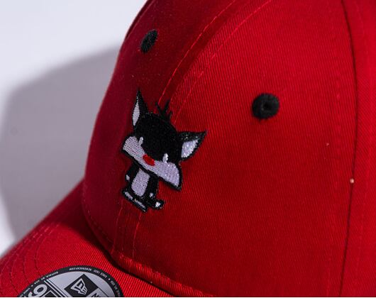 Dětská Kšiltovka New Era 9FORTY Kids Chibi lt Sylvester Scarlet / Black