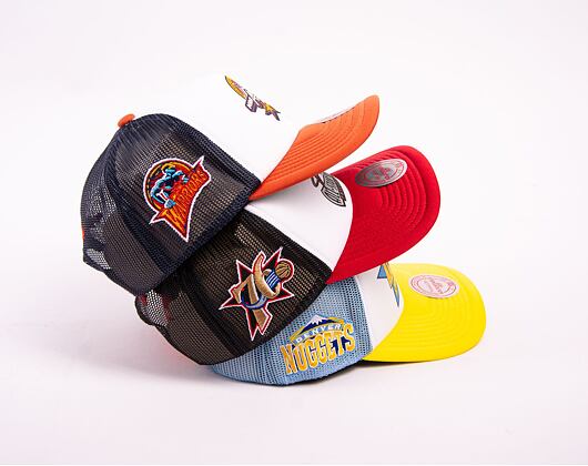 Kšiltovka Mitchell & Ness NBA Party Time Trucker Snapback Hwc Denver Nuggets White / Blue