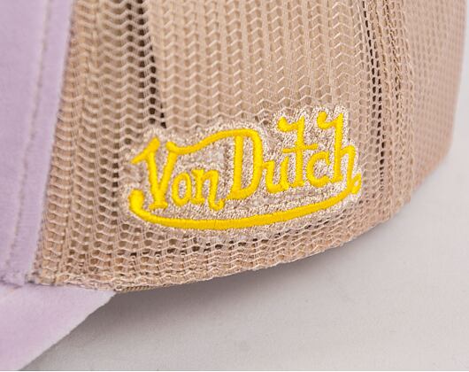 Von Dutch Trucker Kent Velvet Lilac/Sand Cap