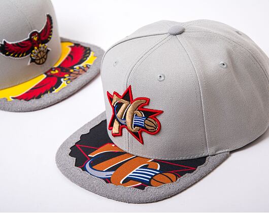 Kšiltovka Mitchell & Ness NBA Munch Time Snapback HWC 76Ers Grey