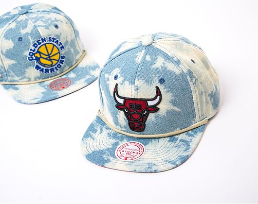 Kšiltovka Mitchell & Ness NBA Acid Wash Snapback Bulls Blue