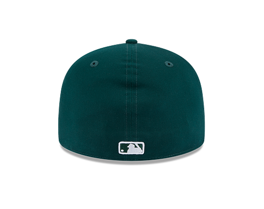 Kšiltovka New Era 59FIFTY MLB Team Side Patch Oakland Athletics Dark Green / White