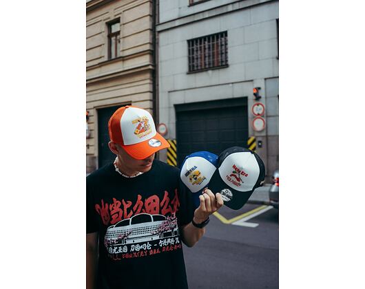 Kšiltovka New Era 9FORTY A-Frame Trucker Food White / Burnt Orange