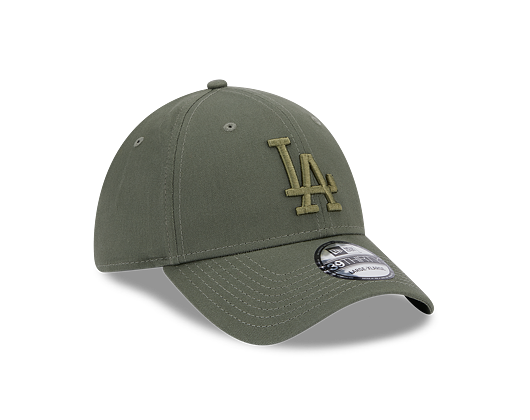 Kšiltovka New Era 39THIRTY MLB League Essential Los Angeles Dodgers New Olive