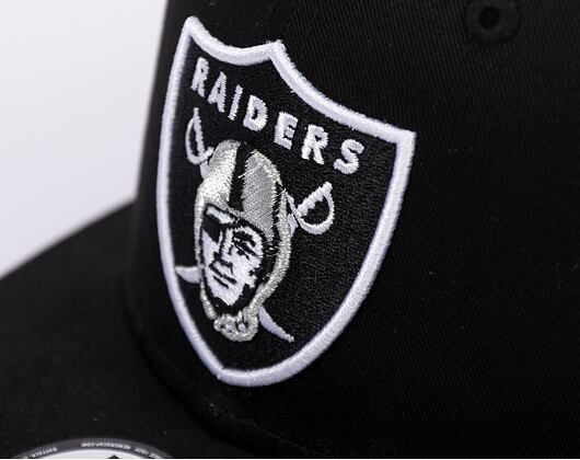 New Era 9FIFTY NFL Black & White Las Vegas Raiders Snapback Black/Team Color Cap