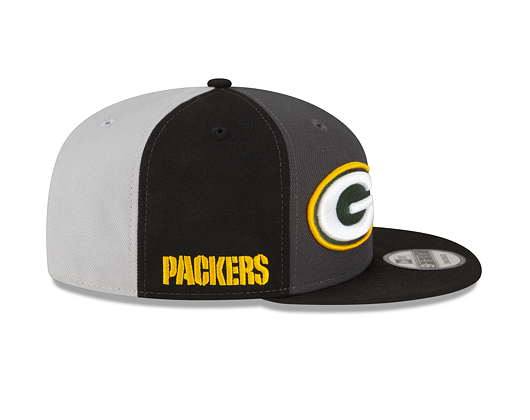 Kšiltovka New Era 9FIFTY NFL Sideline 23 Green Bay Packers Graphite