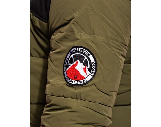 Bunda zateplená Ellesse Nebula Padded Jacket Khaki/Black