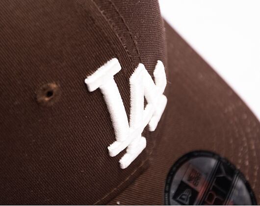 Dětská Kšiltovka New Era 9FORTY Kids MLB League Essential Los Angeles Dodgers Dark Brown / Off White