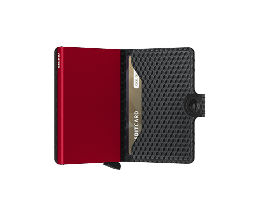 Secrid Cubic Black-Red Wallet