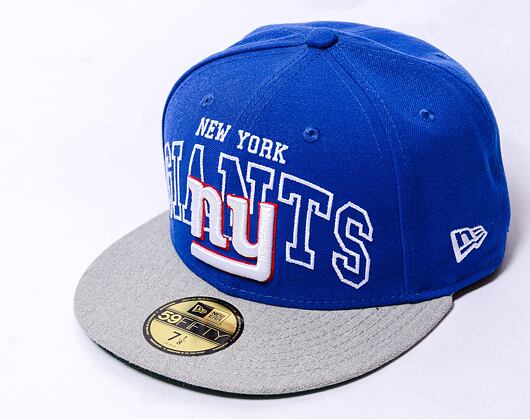 kšiltovka NEW ERA 59FIFTY Wordmark Central New York Giants Blue / Heather Grey