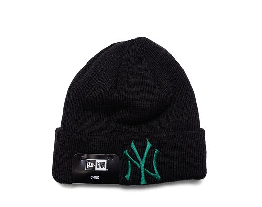 Dětský kulich New Era MLB Kids League Essential Beanie New York Yankees Black / Melachite Green