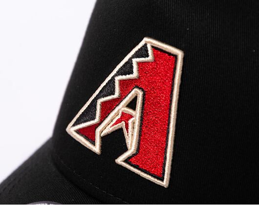 Kšiltovka New Era 9FORTY A-Frame MLB Patch Arizona Diamondbacks Cooperstown Black / Kelly Green