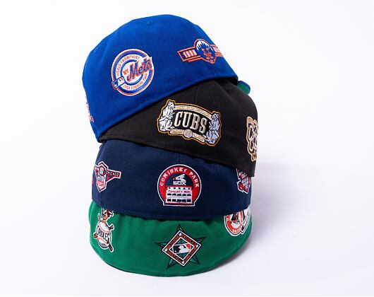 Kšiltovka New Era 59FIFTY MLB Coops All Over Print New York Mets Cooperstown Team Color