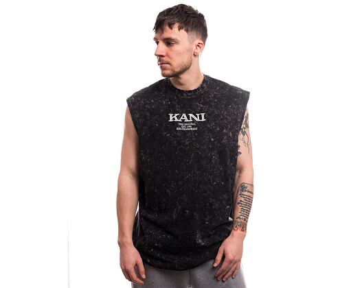 Triko bez rukávů Karl Kani Retro Washed Sleeveless Tee black