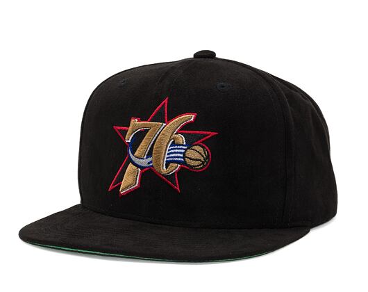 Kšiltovka Mitchell & Ness Sweet Suede Snapback Hwc Philadelphia 76Ers Black