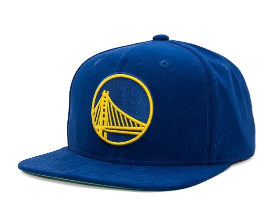 Kšiltovka Mitchell & Ness Sweet Suede Snapback Golden State Warriors Blue