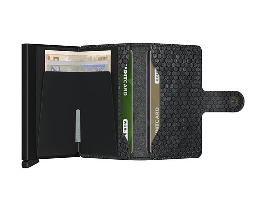 Peněženka Secrid Miniwallet Hexagon Black