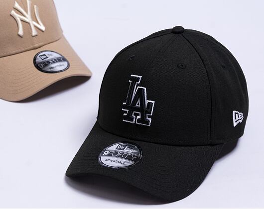 Kšiltovka New Era - 9FORTY Pop Outline - LA Dodgers - Black / White