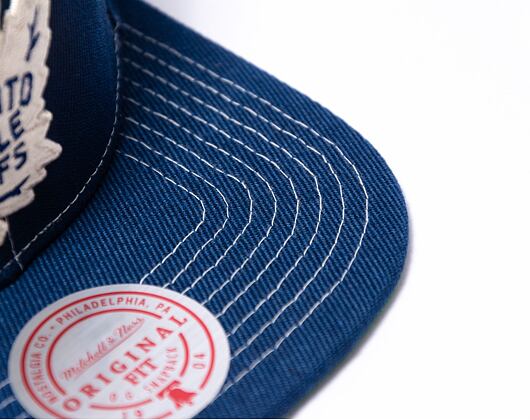 Kšiltovka Mitchell & Ness Contrast Natural Snapback Toronto Maple Leafs Blue