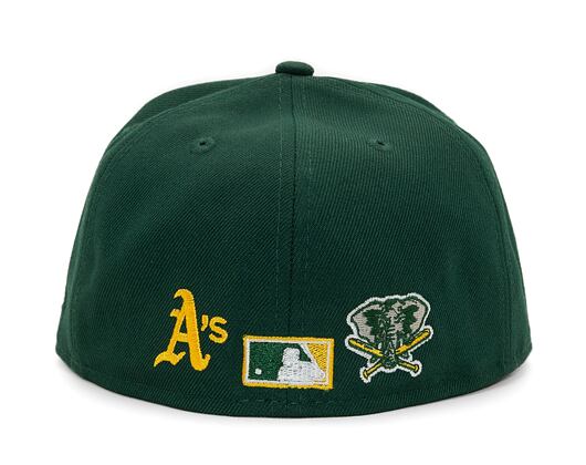 New Era 59FIFTY MLB Team Color Split 5 Oakland Athletics Green Cap