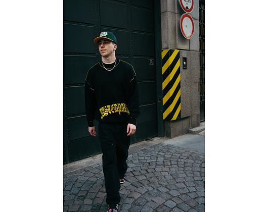 Svetr Wasted Paris Sweater WP Reverse Kingdom Black/Gold