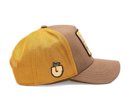 Kšiltovka Capslab Marvel Trucker - Groot - Wood Brown