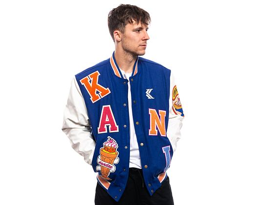 Bunda Karl Kani OG Block Patch College Jacket navy/off white