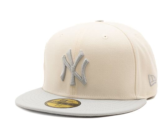 Kšiltovka New Era 59FIFTY MLB New York Yankees Retro - Cream White / Graphite