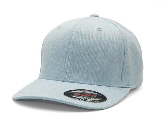 Kšiltovka Yupoong Flexfit Pastel Melange Cap Balladblue