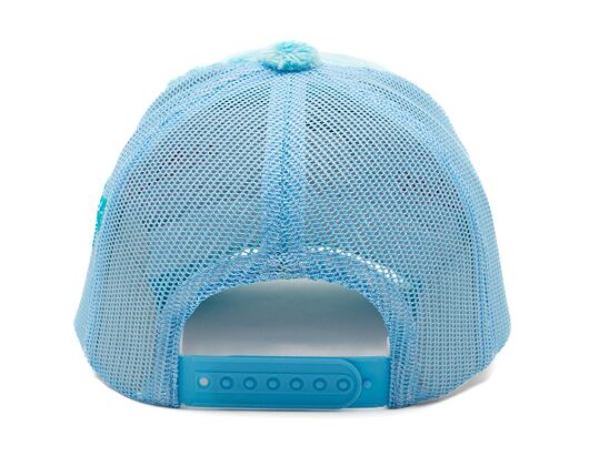 Kšiltovka Reflection Luxury Fuzzy Trucker - Baby Blue / White