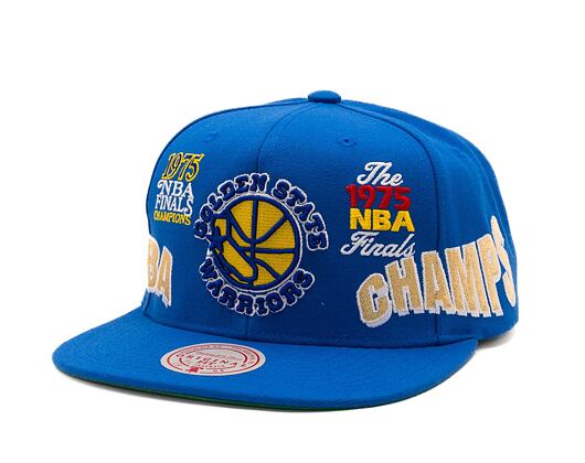 Kšiltovka Mitchell & Ness World Champs Snapback Hwc NBA Golden State Warriors Royal