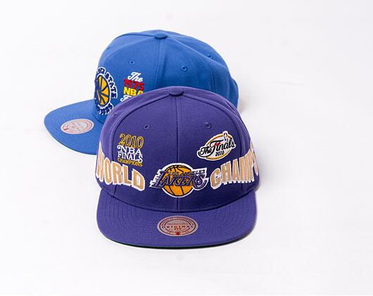 Kšiltovka Mitchell & Ness World Champs Snapback NBA Los Angeles Lakers Purple