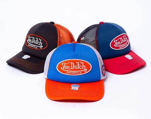 Kšiltovka Von Dutch Lund Foam Trucker - Blue/White