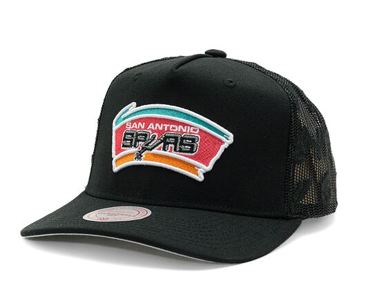 Kšiltovka NBA Monogram Trucker Hwc San Antonio Spurs Black