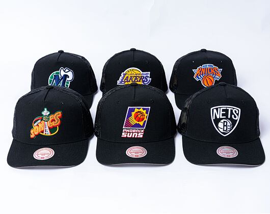 Kšiltovka NBA Monogram Trucker Hwc Seattle Supersonics Black