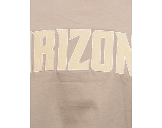 Triko New Era MLB World Series Back Print Oversized Tee Arizona Diamondbacks - Ash Brown / Oat Milk