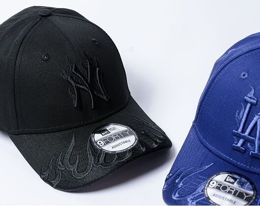 Kšiltovka New Era - 9FORTY Flame - NY Yankees - Black