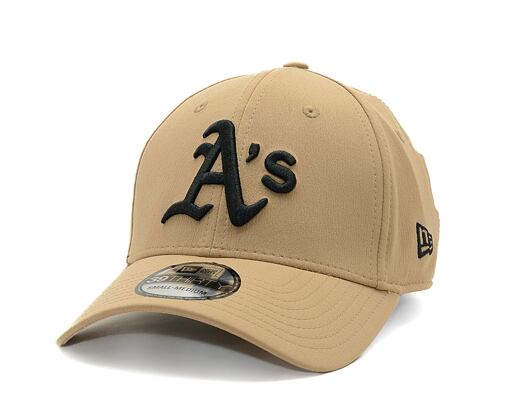 Kšiltovka New Era - 39THIRTY Stretch Nylon - Oakland Athletics - Beige