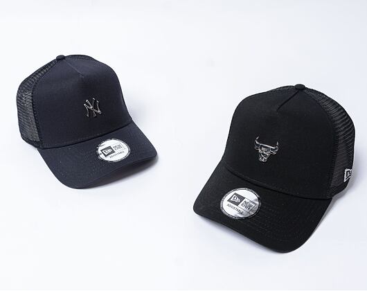 Kšiltovka New Era - 9FORTY Trucker Metallic Trucker - NY Yankees - Navy