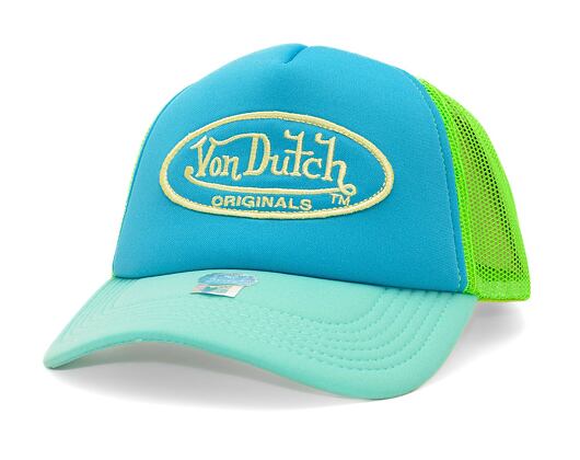 Kšiltovka Von Dutch Tampa Trucker Foam Blue/Green