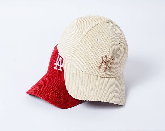 Dámská kšiltovka New Era - 9FORTY Cord - NY Yankees - Beige