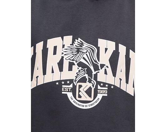 Mikina Karl Kani - OG Eagle Print Oversized Hoodie - Grey