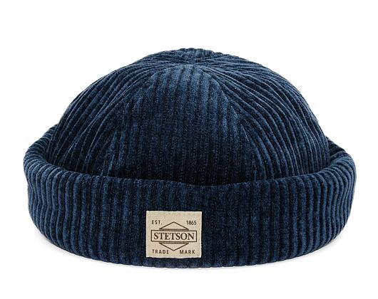 Docker Cap Stetson Corduroy Jersey Navy