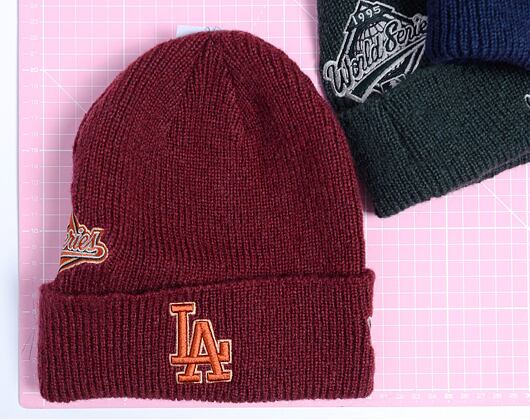 Kulich New Era - Knit Medium MLB Ws Patch Beanie - LA Dodgers - Cardinal