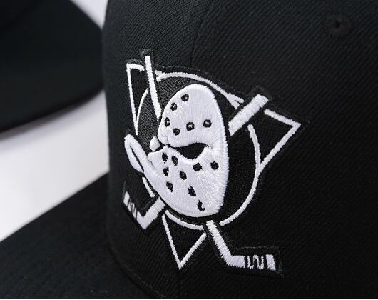 Kšiltovka Mitchell & Ness - Evergreen Black White Snapback Vntg - Anaheim Ducks - Black